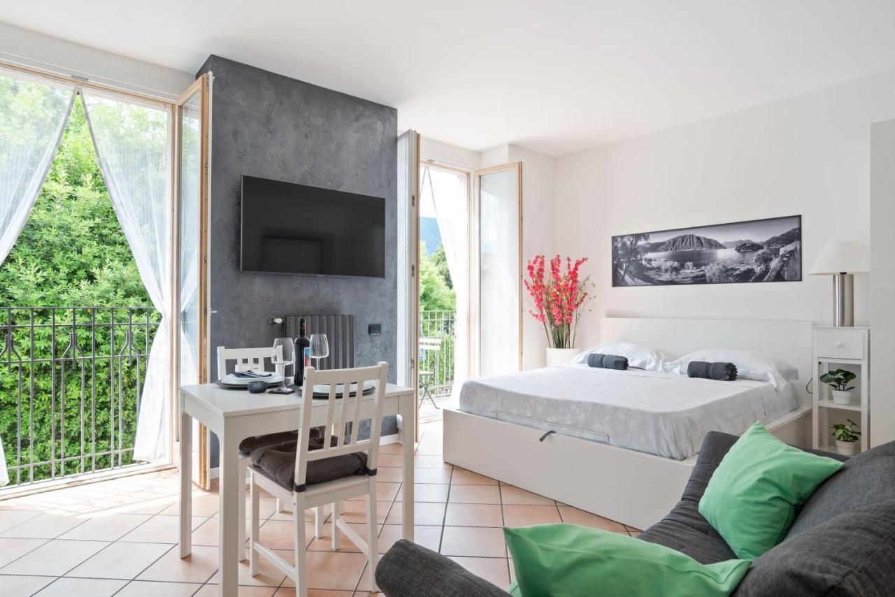 Lake Como Studio With Balcony And Private Parking Оссуччо Экстерьер фото